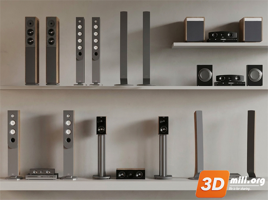 Audio tech 3D Models